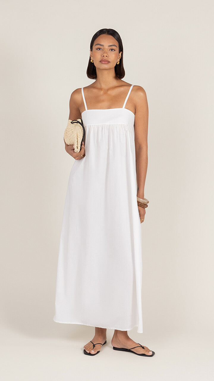 Charli Tara Cotton Dress - White Dresses
