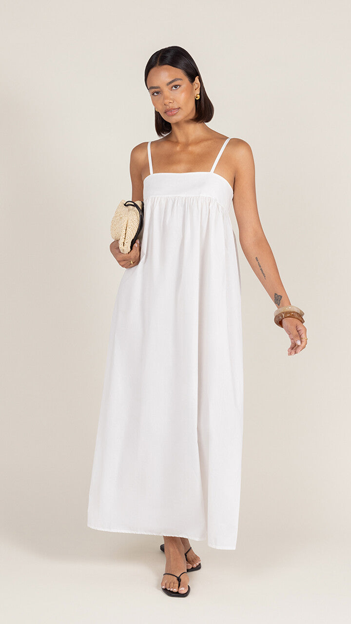 Charli Tara Cotton Dress - White Dresses