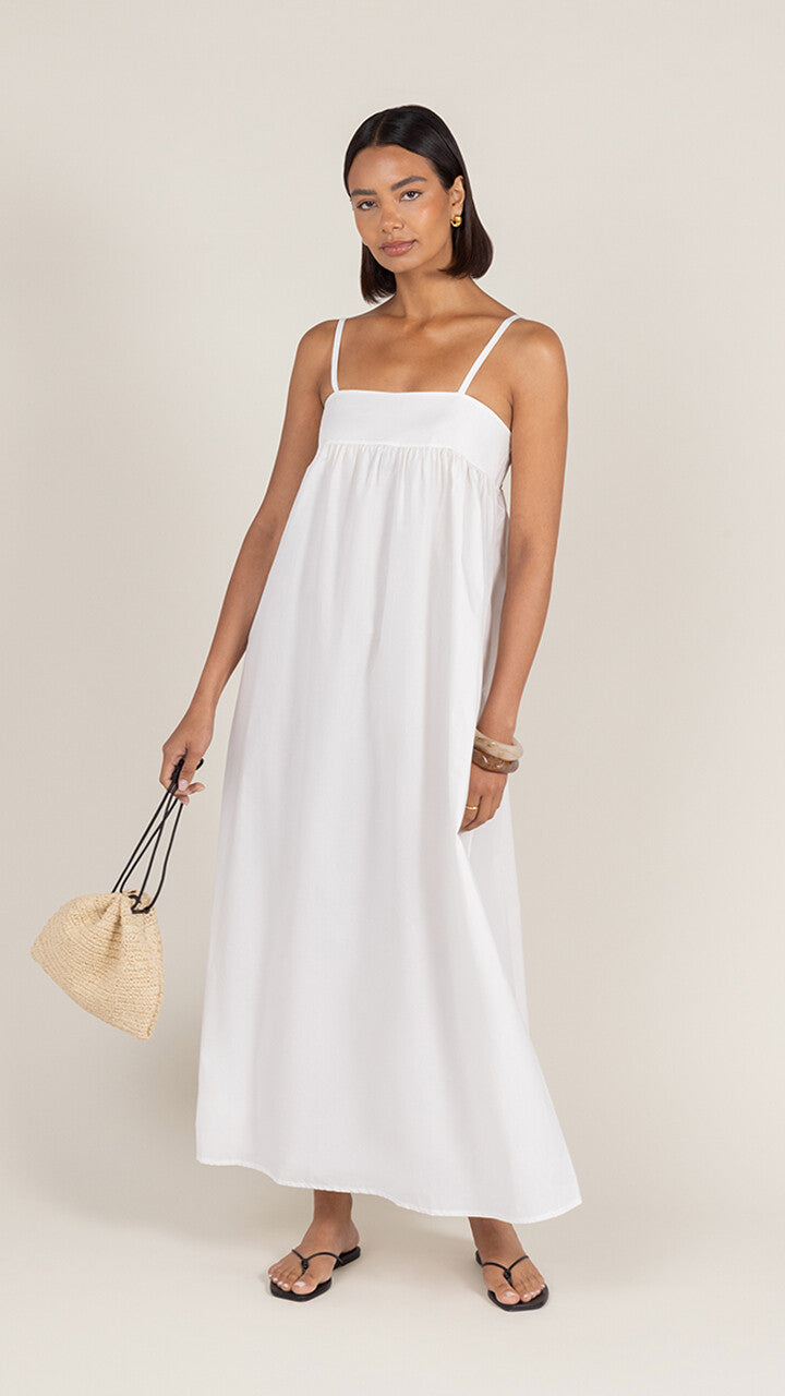 charli Tara Cotton Dress - White Dresses