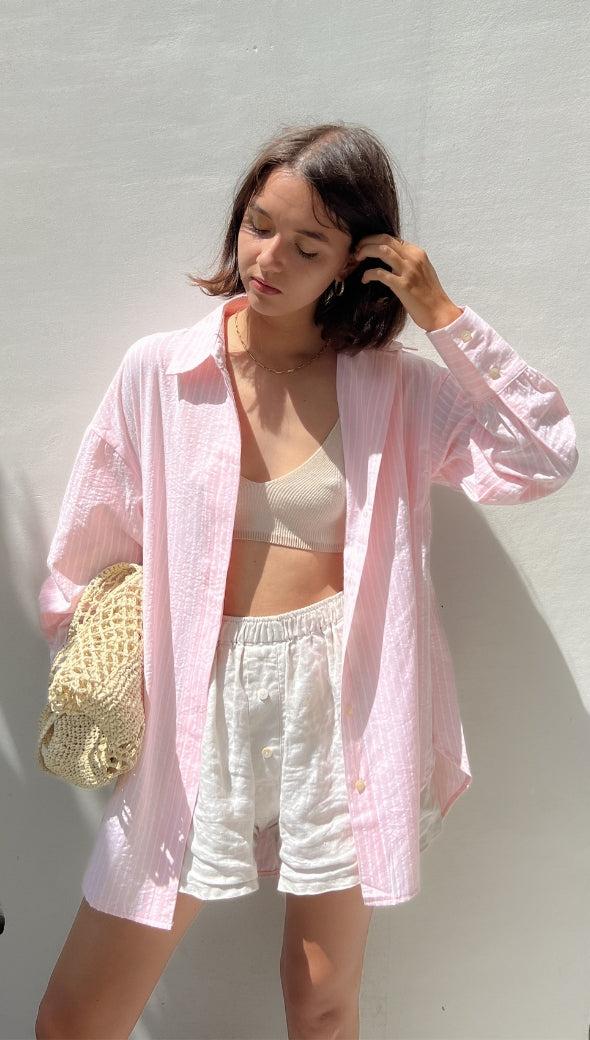 Charli Taylor Shirt - Pink Stripe Shirts