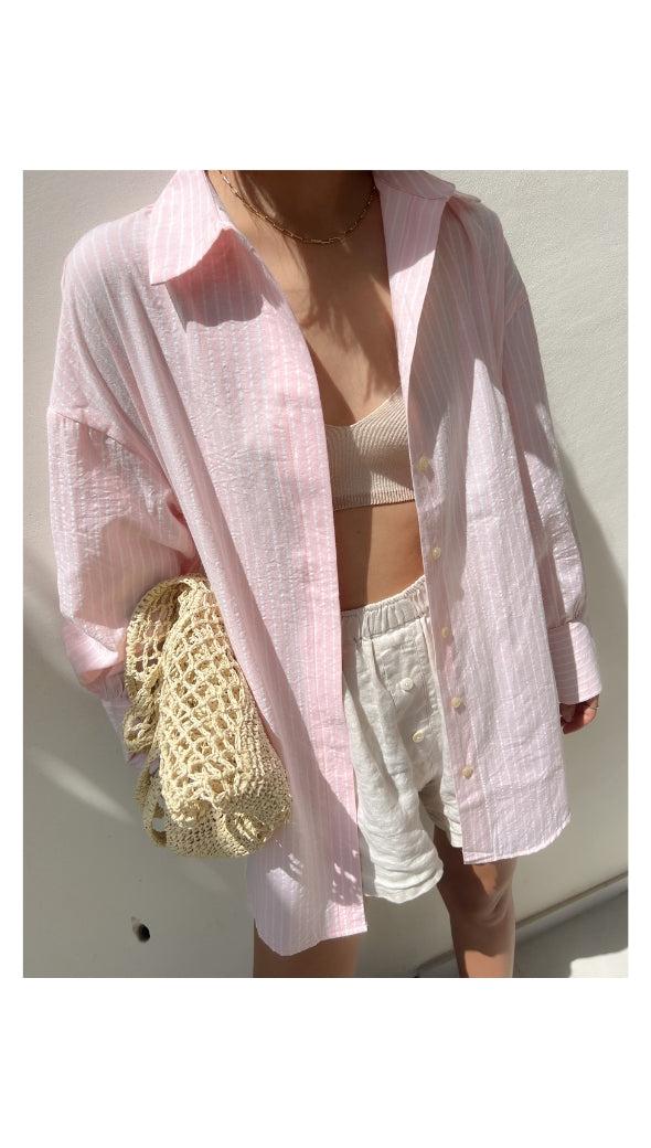 Charli Taylor Shirt - Pink Stripe Shirts