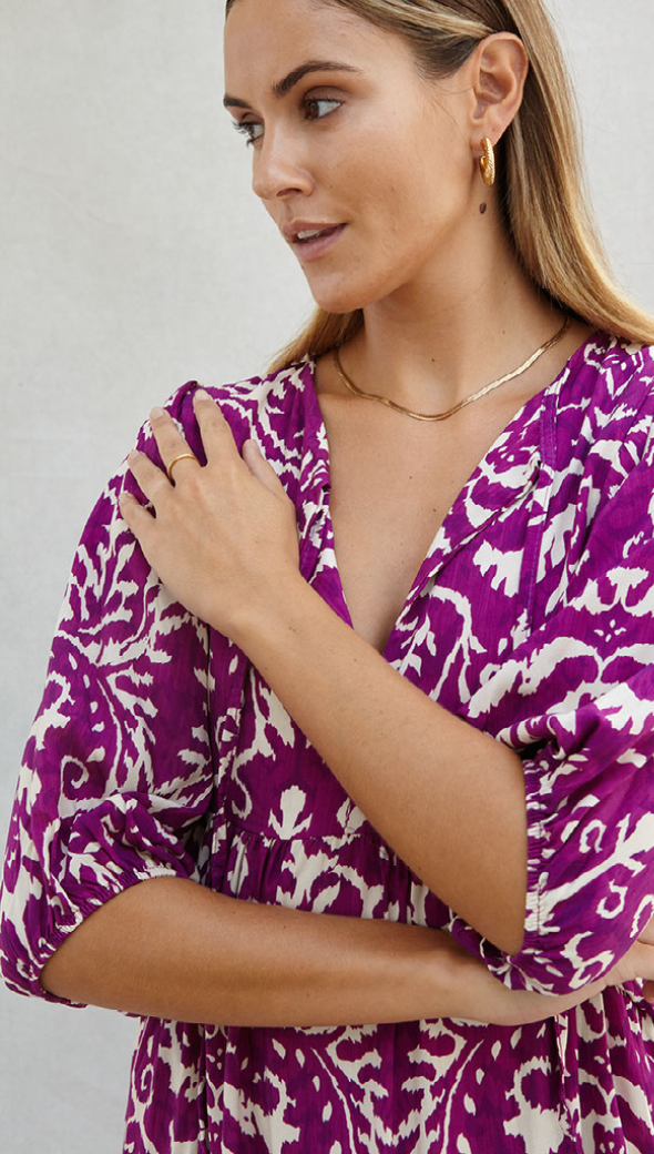 Charli Teagan Dress - Purple Dresses