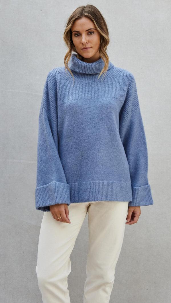 Charli Vanessa Sweater - Sky Sweaters