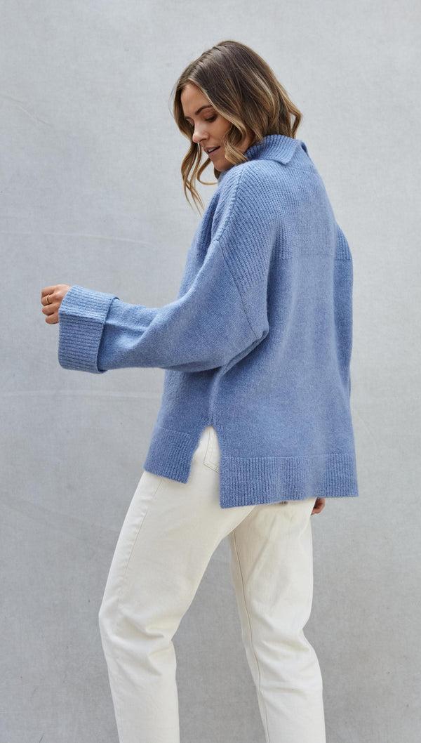 Charli Vanessa Sweater - Sky Sweaters