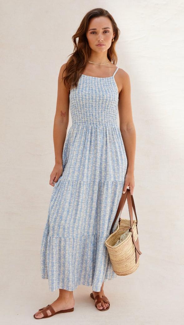 Charli Zoya Dress - Sky Print Dresses