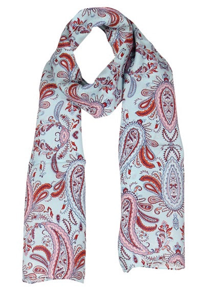 charlotte sparre Alice 35x165 cm / CS680 Alice allover 35x165 - Light blue Scarf