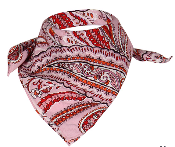 charlotte sparre Alice 55x55 cm / CS680 Alice allover 55x55 - Rose Scarf charlotte sparre Alice 55x55 cm / CS680 Alice allover 55x55 - Rose Scarf