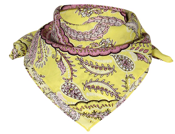 charlotte sparre Alice 55x55 cm / CS680 Alice allover 55x55 - Yellow Scarf