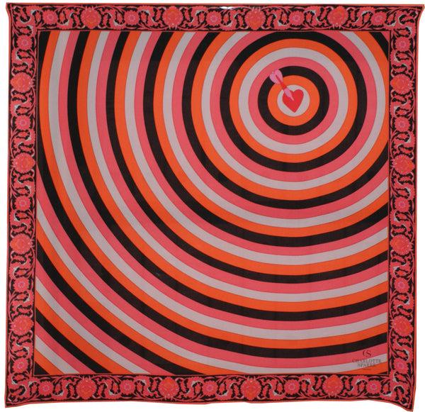 charlotte sparre Amor 90x90 cm / 90-324 Amor 90x90 - Coral Scarf