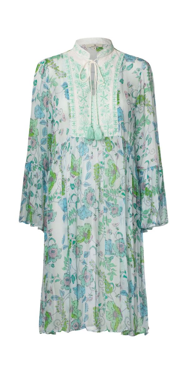 charlotte sparre Boheme dress Floral fun / 2990 Floral fun vis - Blue Dress