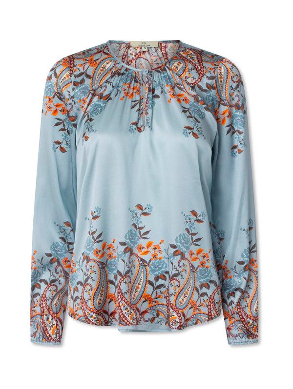 charlotte sparre Button up Lina / 3236 Lina - Blue Blouse charlotte sparre Button up Lina / 3236 Lina - Blue Blouse