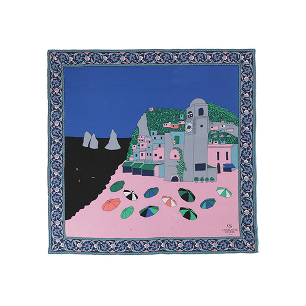 charlotte sparre Capri 90x90 cm / 90-380 Capri 90x90 - Night Scarf