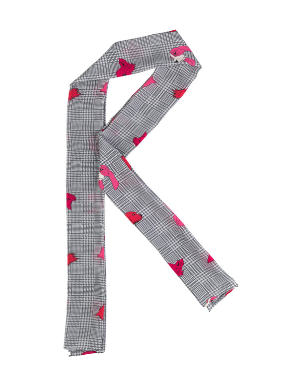 charlotte sparre Cats and dogs 35x165 cm / CS561 Cats and dogs 35x165 - Grey Scarf