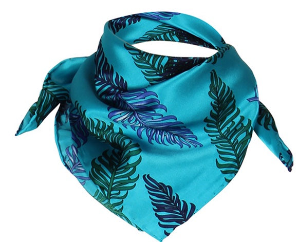 charlotte sparre Charlotte 55x55 cm / CS547 Charlotte 55x55 - Turquoise Scarf