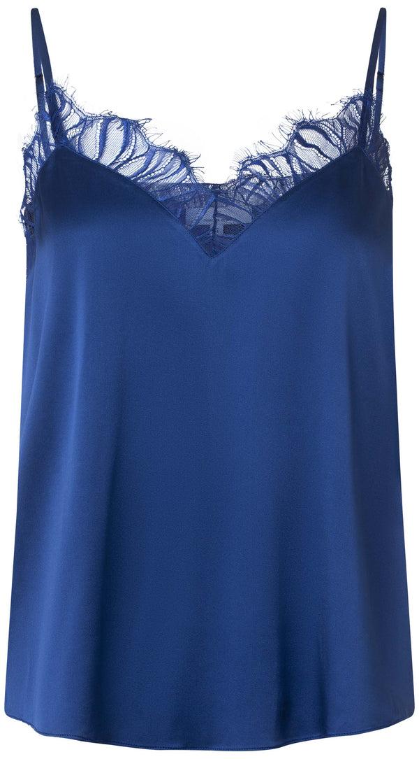 charlotte sparre Lace top / 3300 Solid - Navy Top