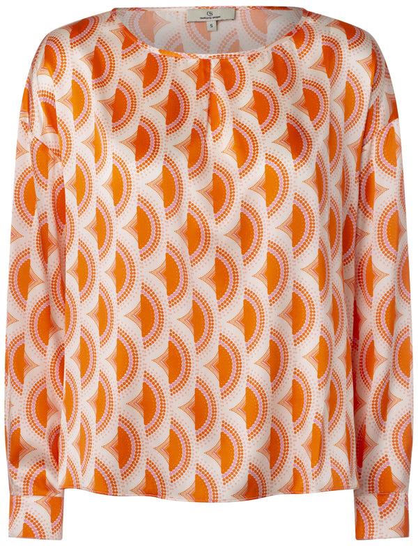 charlotte sparre My boat / 3310 Bow - Orange Blouse