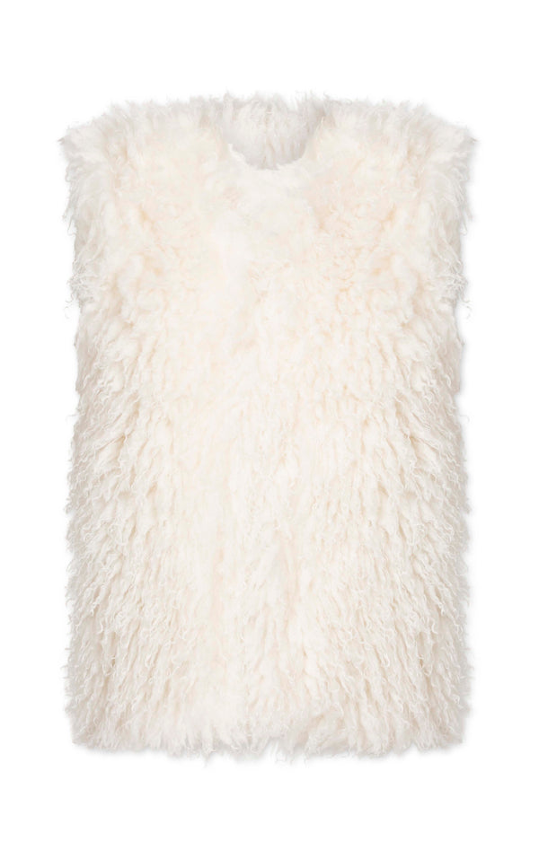 charlotte sparre Tibet vest / 3282 Solid - Cream Vest