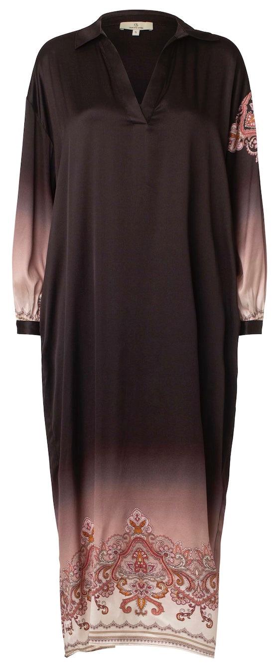 charlotte sparre Collar dress Sunset / 3051 Sunset - Taupe Dress