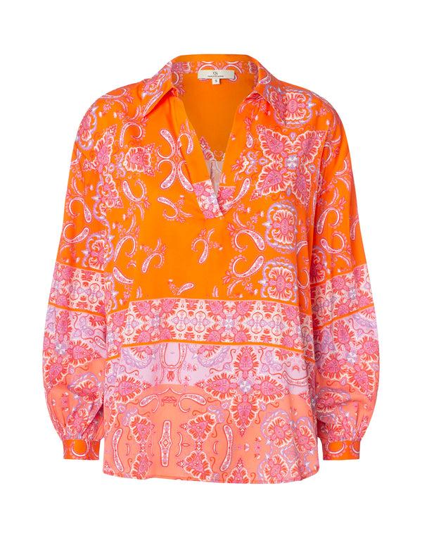 charlotte sparre Collar me Maddie / 3148 Maddie - Orange Blouse