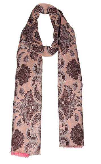 charlotte sparre Cotton Power Paisley 100x200 cm / SCS055 Cotton Power Paisley 100x200 - Pink Scarf charlotte sparre Cotton Power Paisley 100x200 cm / SCS055 Cotton Power Paisley 100x200 - Pink Scarf