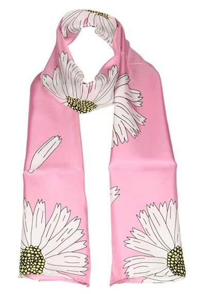 charlotte sparre Daisy Love 35x165 cm / CS608 Daisy Love 35x165 - Pink Scarf