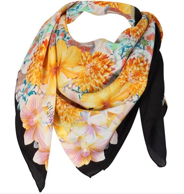 charlotte sparre Florence 90x90 cm / 90-352 Florence 90x90 - Black Scarf