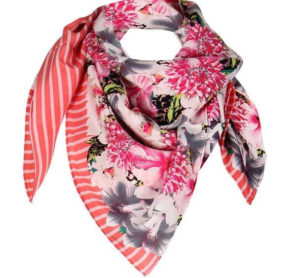 charlotte sparre Florence 90x90 cm / 90-352 Florence 90x90 - Red Scarf