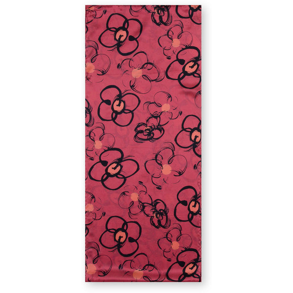 charlotte sparre Flower stroke 35x165 cm / CS402 Flower stroke 35x165 - Pink Scarf