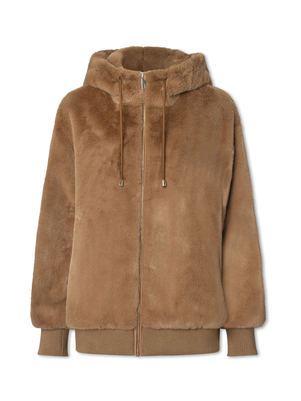 charlotte sparre Hoodie Solid / 3285 Solid - Cognac Jacket