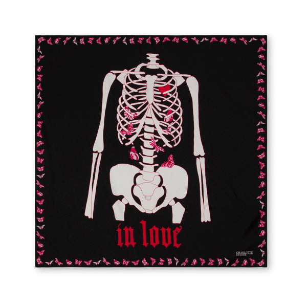 charlotte sparre In love 90x90 cm / 90-310 In love 90x90 - Black Scarf