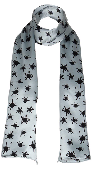 charlotte sparre Ink 35x165 cm / CS628 Ink DIA. - Light petrol Scarf