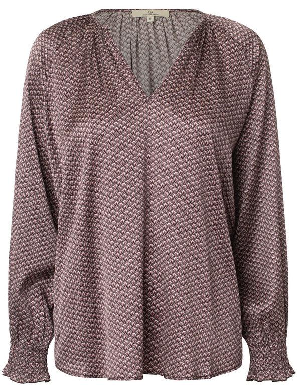 charlotte sparre Jammy blouse Ditsy / 3004 Ditsy - Pink Blouse