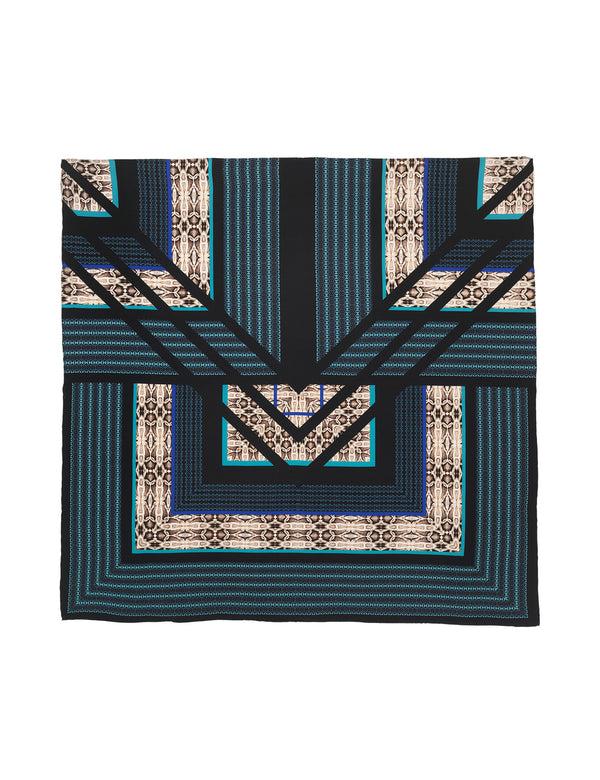 charlotte sparre Kat 90x90 cm / 90-392 Kat 90x90 - Turquoise Scarf