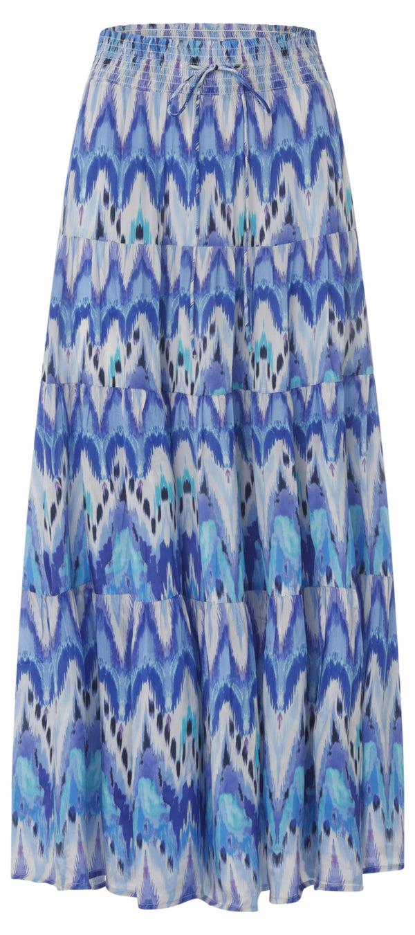 charlotte sparre Long skirt / 3379 Jive vis - Blue Skirt