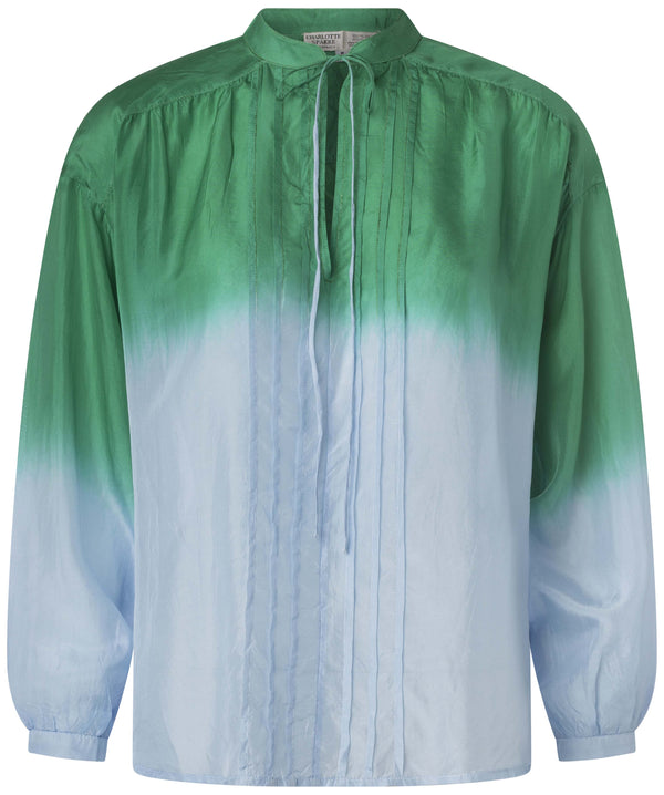 charlotte sparre Luna blouse / 3386 Diana - Green/Blue Blouse