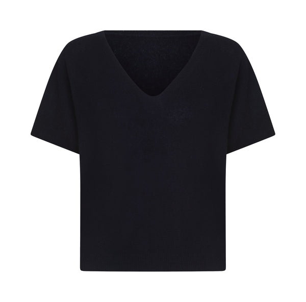 charlotte sparre My cashmere top / 3384 Solid - Black Knit