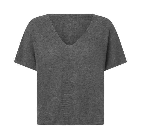 charlotte sparre My cashmere top / 3491 Solid - Grey Knit