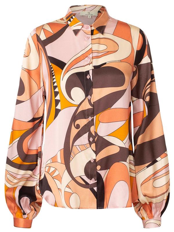 charlotte sparre New simple shirt Rosalie / 3014 Rosalie - Orange Blouse