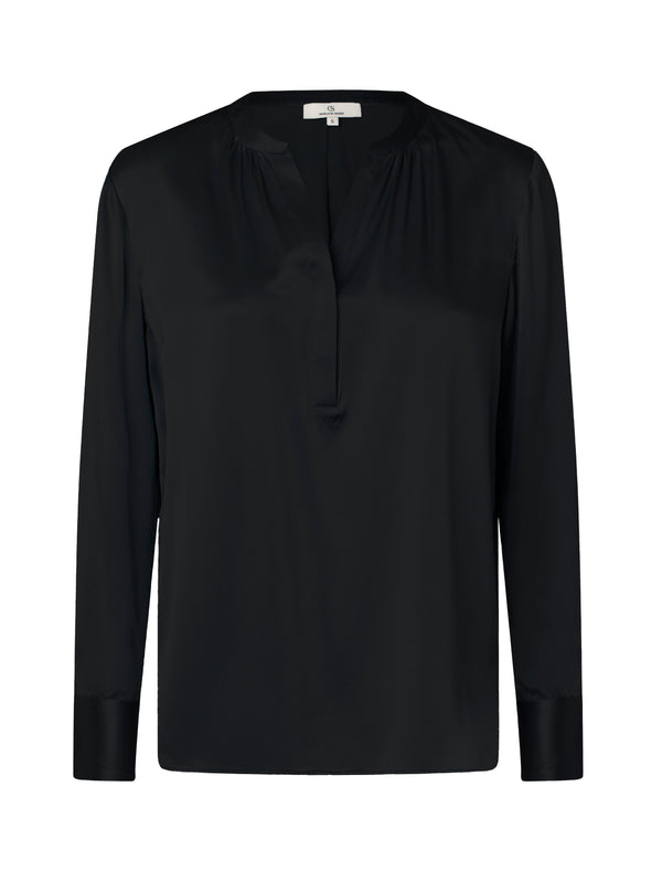 charlotte sparre Oui shirt Solid / 3207 Solid - Black Blouse