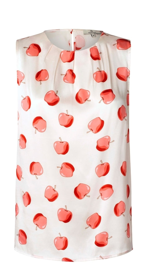charlotte sparre Pleat top Apples / 3100 Apples - Cream Top