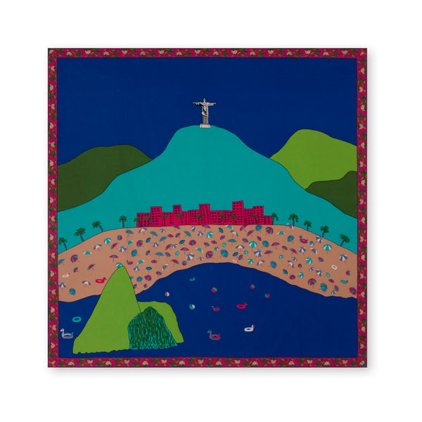 charlotte sparre Rio 90x90 cm / 90-443 Rio 90x90 - Evening Scarf