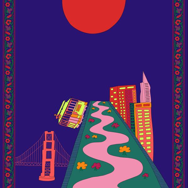 charlotte sparre SFO 90x90 cm / 90-410 SFO 90x90 - Evening Scarf