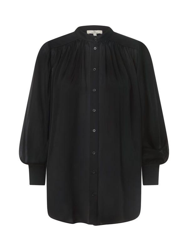 charlotte sparre She blouse / 3418 ggt Satin solid - Black Blouse