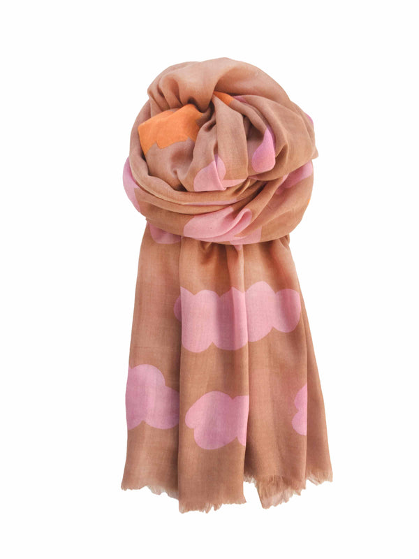 charlotte sparre Sky 100x200 cm / SCS047 Sky 100x200 - Nougat Scarf charlotte sparre Sky 100x200 cm / SCS047 Sky 100x200 - Nougat Scarf