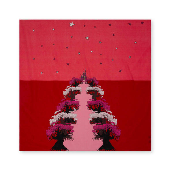 charlotte sparre Sleeping beauty 95x95 cm / 95-003 Sleeping Beauty 95x95 - Day Scarf