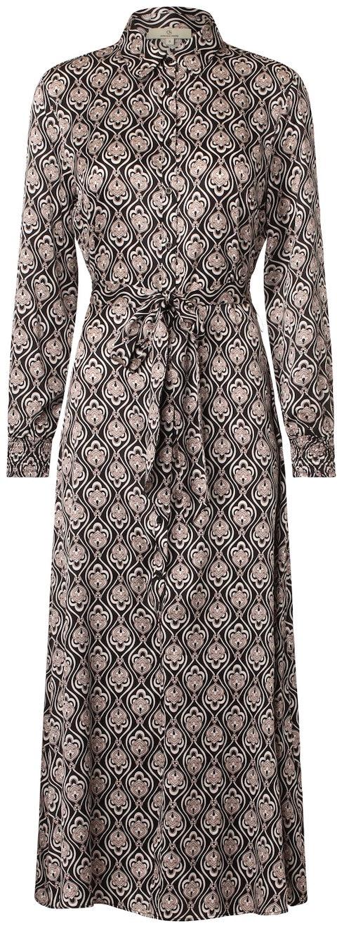 charlotte sparre Smock shirt dress Carmine / 3030 Carmine - Black Dress