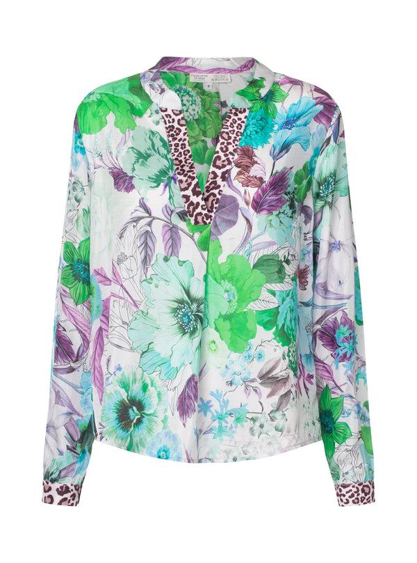 charlotte sparre Spark blouse Evy mix / 3171 Evy mix - Green Blouse