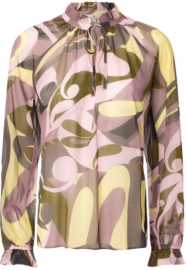 charlotte sparre Spring time blouse Rosalie ggt / 3056 Rosalie ggt - Green Blouse