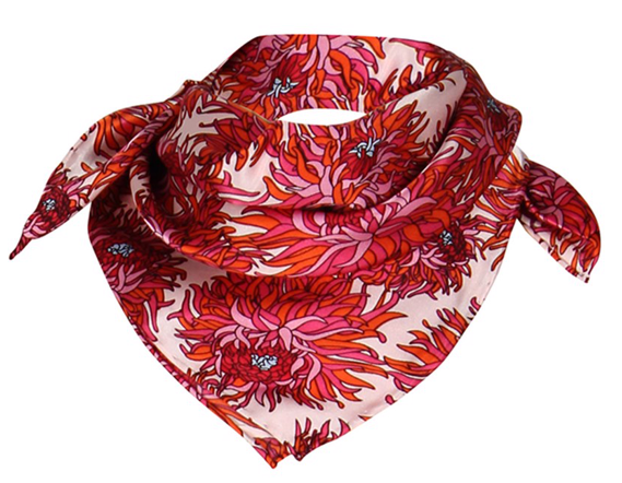 charlotte sparre Tina 55x55 cm / CS649 Tina 55x55 - Pink Scarf