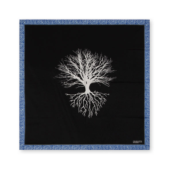 charlotte sparre Tree of life 90x90 cm / 90-312 Tree of life 90x90 - Winter Scarf